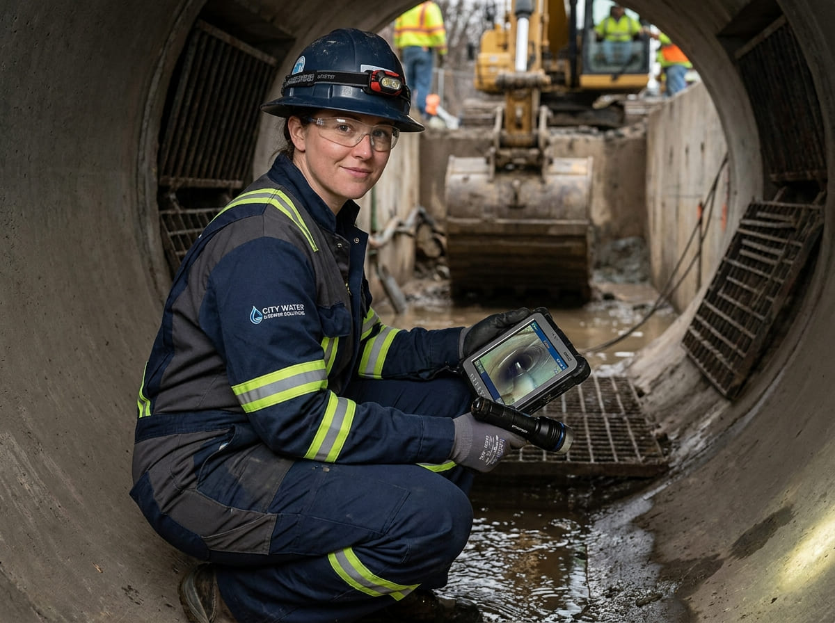 Sewer Line Inspection & Replacement in Woodbury